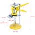 Metal Tile Height Adjuster Height Lifter Wall Ceramic Tile Leveling Regulator Yellow single column