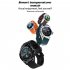 Metal Y10 Waterproof Smart  Watch Heart Rate Blood Pressure Step Counting Calorie Burn Testing Monitor Sports Fitness Tracker Smartwatch black