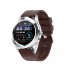Metal Y10 Waterproof Smart  Watch Heart Rate Blood Pressure Step Counting Calorie Burn Testing Monitor Sports Fitness Tracker Smartwatch silver brown