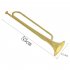Metal Youth Trumpet Trumpet Young Pioneers Bugle Call Student Horn Kids Musica for School Performance Golden