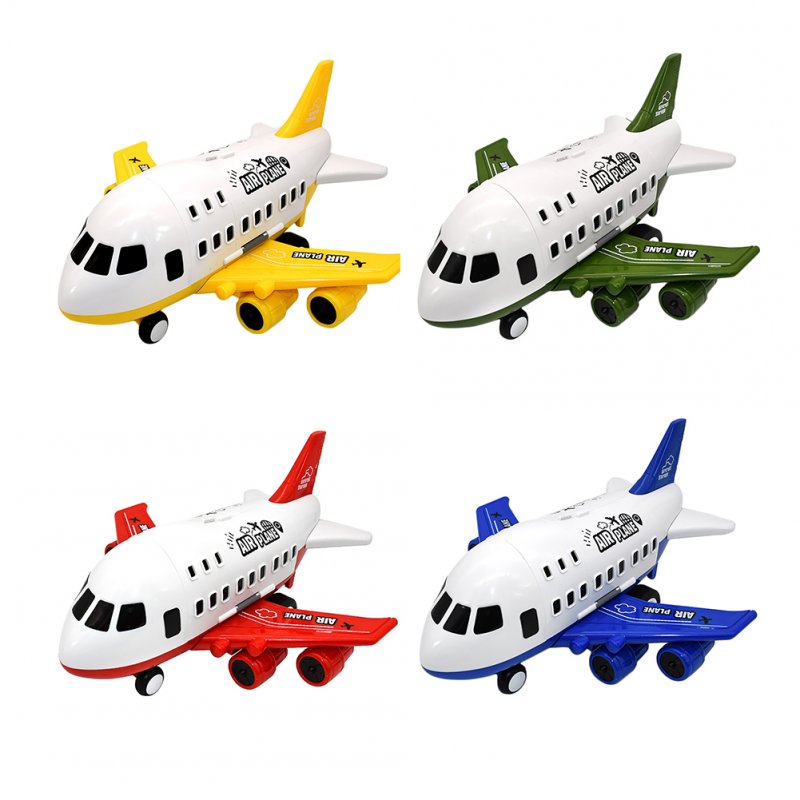 Children Airplane Model Toys Storable Inertial Alloy Car Model Ornaments Birthday Christmas Gifts For Boys 