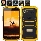 Mfox A10 Pro with 2 37g of AU750 gold is a rugged phone with some real bling  It has a 6 inch HD Screen  Android 5 0 OS  4G connectivity  Altimeter and more