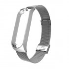 Mi Band 3 Wrist Strap Metal Screwless Stainless Steel for Xiaomi Mi Band 3 Strap Bracelet Miband 3 Wristbands Pulseira Miband3 Silver