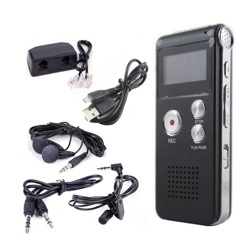 Voice Record Mini 8GB Digital Sound Audio Recorder Dictaphone MP3 Player 