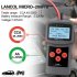 Micro 200 Pro Car Battery Tester 12v 3 220ah Battery Analyzer Charging Test Diagnostic Tool  western European Version  grey