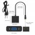 Micro HDMI to VGA Audio Converter Adapter Cable Male to Female for 1080P HD HDTV PC Notebook black