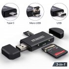Micro TF Memory card Reader Smart Memory card reader Adapter C TYPE USB 2.0 Charger Micro OTG laptop Three in one