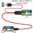 Micro USB to HDMI 1080P HD TV Cable Adapter for Android Samsung Phones 11PIN 5PIN 11PIN black