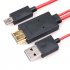 Micro USB to HDMI 1080P HD TV Cable Adapter for Android Samsung Phones 11PIN 5PIN 11PIN white