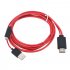 Micro USB to HDMI 1080P HD TV Cable Adapter   for Android Samsung Phones 11PIN  Black