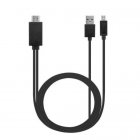 Micro USB to HDMI 1080P HD TV Cable Adapter   for Android Samsung Phones 11PIN  Black