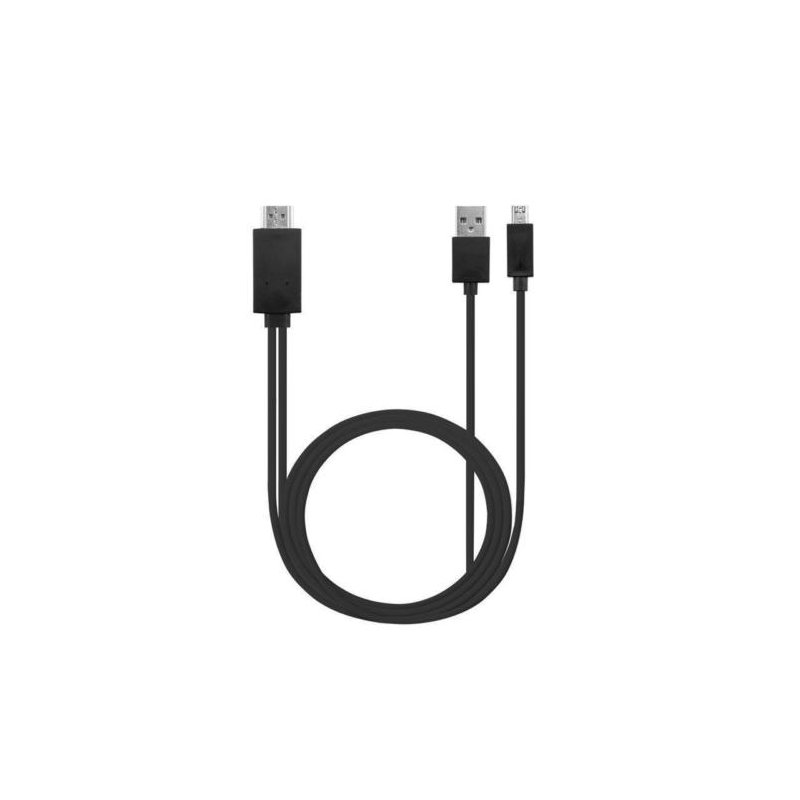 HDMI 1080P HD TV Cable Adapter - Black