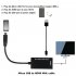 Micro USB to HDMI HDTV Adapter 1080P HD Audio Video Output Converter Compatible for Android Smart Phones   Tablets with MHL Function black