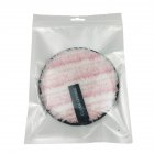 Microfiber Makeup Face Cleansing Towel Washable Double Side Cleaning Wipe Packed two-tone pink white