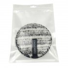 Microfiber Makeup Face Cleansing Towel Washable Double Side Cleaning Wipe Packed two-color white and black