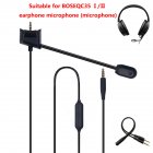 Microphone Gaming Noise Reduction Headphone  Cable Headset Microphone Rod For Dr. Boseqc35 One Or Two Generation Microphone black