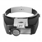 Microscope Led Light 10x Helmet Style Magnifying Glass Headband Magnifier Glass