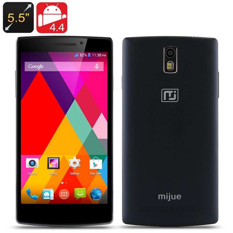 Mijue M580 Quad Core Smartphone (Black)