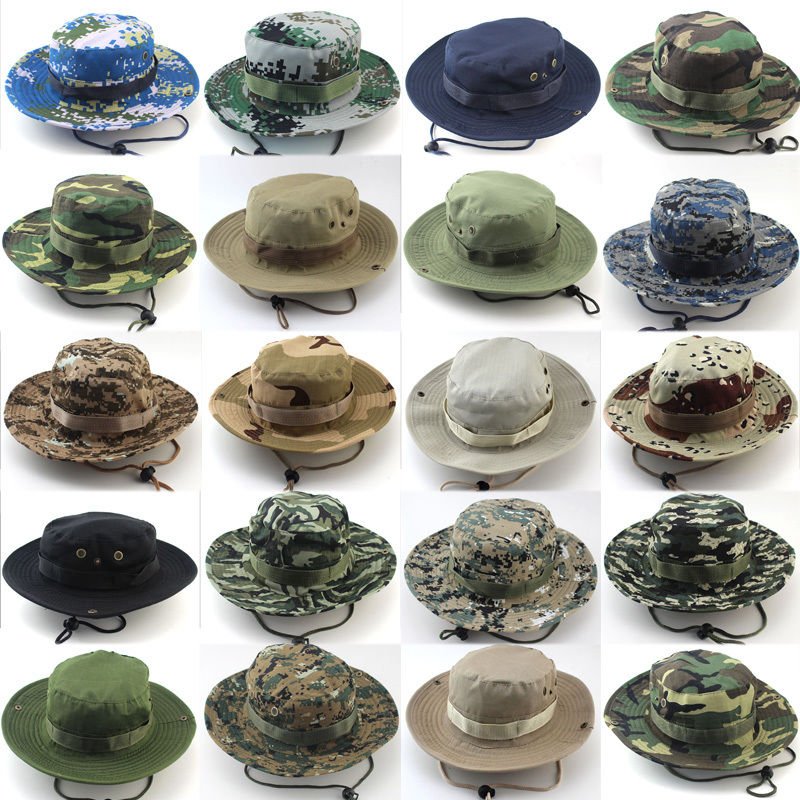Military Camouflage Bucket Hats