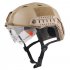 Military Shooting Helmet with Goggles is lightweight  windproof and anti collision