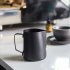 Milk Frother Pitcher Espresso Frothing Pitcher With Latte Stirrer Sharp Mouthed Design Rust proof High Temperature Resistance Coffee Machine Accessories 350ML b