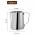 Milk Frother Pitcher Espresso Frothing Pitcher With Latte Stirrer Sharp Mouthed Design Rust proof High Temperature Resistance Coffee Machine Accessories 350ML b