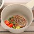 Milk Pot  Sauce Pan with Lid  2 Pouring Ports  Steamer  Handle Small Saucepan Milk Pot Nonstick 20CM milk pot
