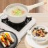 Milk Pot  Sauce Pan with Lid  2 Pouring Ports  Steamer  Handle Small Saucepan Milk Pot Nonstick 20CM milk pot