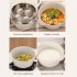 Milk Pot  Sauce Pan with Lid  2 Pouring Ports  Steamer  Handle Small Saucepan Milk Pot Nonstick 20CM milk pot