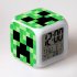 Minecraft Alarm Clock with LED Light Game Action Toy Home Decor 005