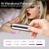 Mini 10 Speed Vibrating Vibrator USB Rechargeable Full Body Massager Wand Vibrated Sex Toy White transparent 10 frequency