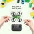 Mini 2 4g Remote Control Drone 4 channel 6 axis Quadcopter Remote Control Aircraft Toy for Boys Gifts Blue 1 Battery