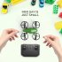 Mini 2 4g Remote Control Drone 4 channel 6 axis Quadcopter Remote Control Aircraft Toy for Boys Gifts Blue 2 Batteries