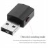 Mini 3 5mm Aux Stereo Wireless Bluetooth 5 0 Adapter Car Music Receiver Transmitter for TV Black