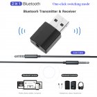 Mini 3.5mm Aux Stereo Wireless Bluetooth 5.0 Adapter Music Receiver Transmitter