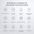 Mini 4 RC Drone with Cam 4k HD Foldable Mini Drone Wifi Optical Flow Positioning Obstacles Advoidance White 1 Battery