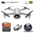 Mini 4 RC Drone with Cam 4k HD Foldable Mini Drone Wifi Optical Flow Positioning Obstacles Advoidance White 1 Battery