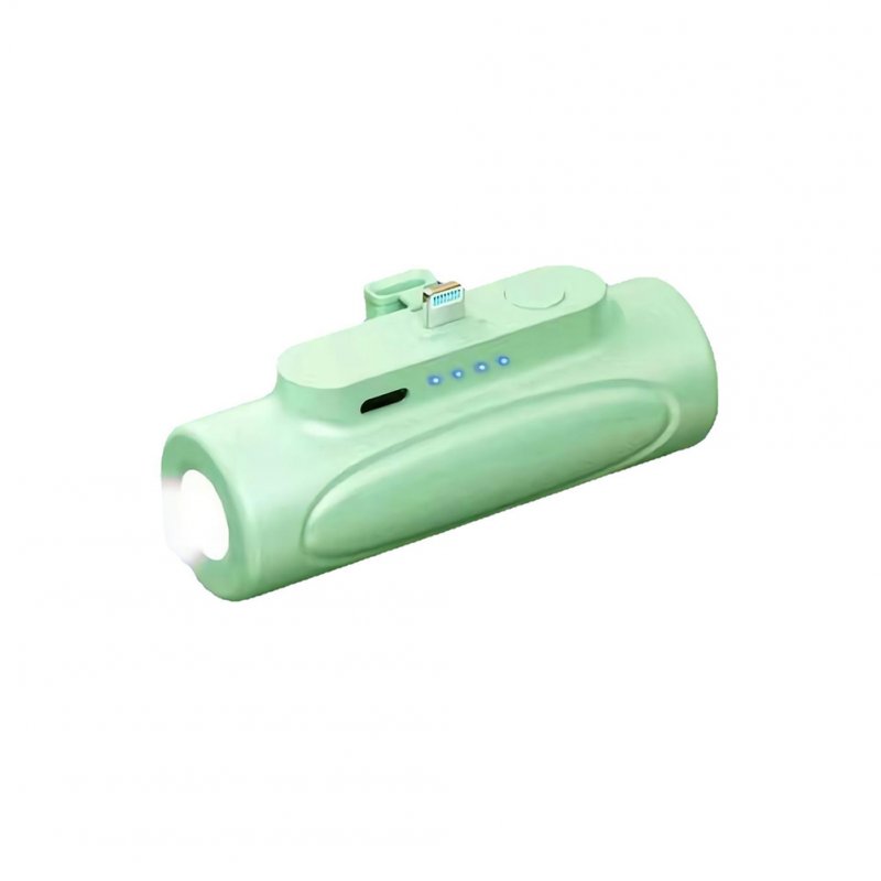 Mini 5000mah Pocket Power Bank with Led Flashlight Wireless Portable