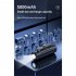 Mini 5000mah Pocket Power Bank with Led Flashlight Wireless Portable Fast Charging Emergency Green Type C