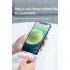 Mini 5000mah Pocket Power Bank with Led Flashlight Wireless Portable Fast Charging Emergency Green for IOS