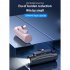 Mini 5000mah Pocket Power Bank with Led Flashlight Wireless Portable Fast Charging Emergency Green for IOS