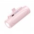 Mini 5000mah Pocket Power Bank with Led Flashlight Wireless Portable Fast Charging Emergency Green for IOS
