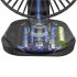 Mini Air Conditioner Fan USB Shaking Head Low Noise Rechargeable Fan  Pink