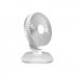 Mini Air Conditioner Fan USB Shaking Head Low Noise Rechargeable Fan  blue