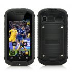 Mini Android Phone features a 2 45 Inch Screen  IP53 Water Resistant Rating and a 2 megapixel rear camera