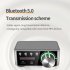 Mini Audio Bluetooth compatible 5 0 Hifi Digital Amplifier Hifi Fever Audio Mp3 Player Lossless Player  Silver  amplifier 