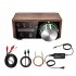 Mini Audio Bluetooth compatible 5 0 Hifi Digital Amplifier Hifi Fever Audio Mp3 Player Lossless Player  US Plug  peach wood  Kit 