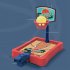 Mini Basketball  Toy Parent child Family Fun Table Game Desktop Basketball Shooting Hoop Games blue