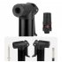 Mini Bike Pump 80PSI Portable Bicycle Tire Pump With With Vehicle Mounting Bracket And 2pcs Mounting Screws For Schrader Valve Presta Valve General Purpose blac