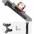 Mini Bike Pump 80PSI Portable Bicycle Tire Pump With With Vehicle Mounting Bracket And 2pcs Mounting Screws For Schrader Valve Presta Valve General Purpose blac